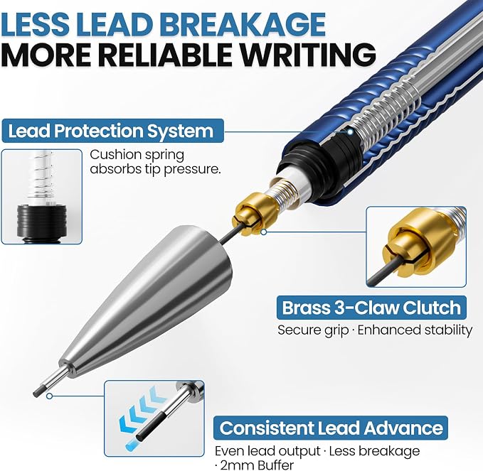WUO 0.7mm Mechanical Pencil Set - Image 4