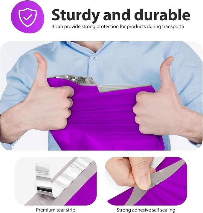Fuxury Poly Mailers 10x13 Inch 1200 Pcs, Bulk Shipping Bags - Image 4