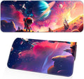Gaming Mouse Pad, Non-Slip Rubber Band Stitched Edge, Astronaut Planet Space by Unknown
