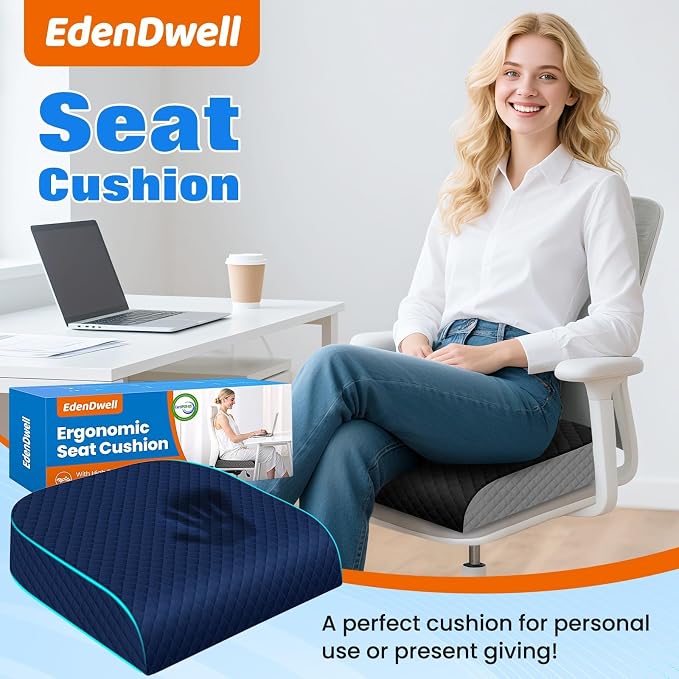 Seat Cushion for Office Chair, Memory Foam Chair Cushions, Car Seat Cushion for - Image 7
