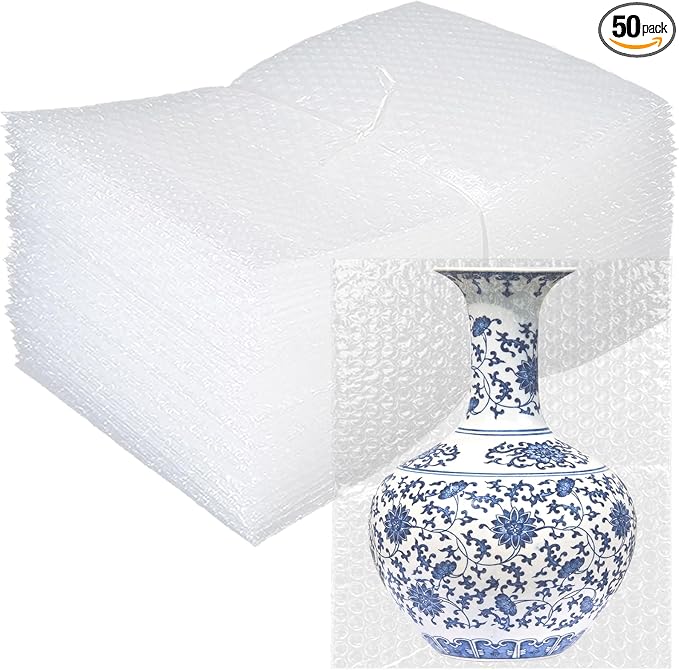 12X14 Inch Bubble Out Bags, Double Walled Packing Supplies by SEUNGCH