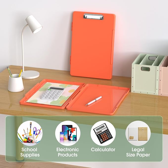 Legal Size Clipboard with Storage, 8.5 x 14 Clip Board, Folio & Side-Opening - Image 6