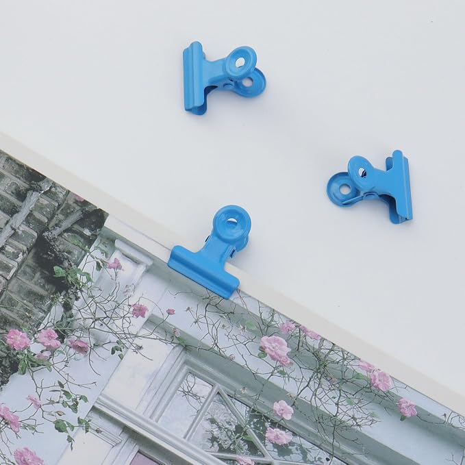 Xiaoyztan 20 Pcs Small Binder Clips, 20 mm Bulldog Paper Clips Binder Bull Clip - Image 5