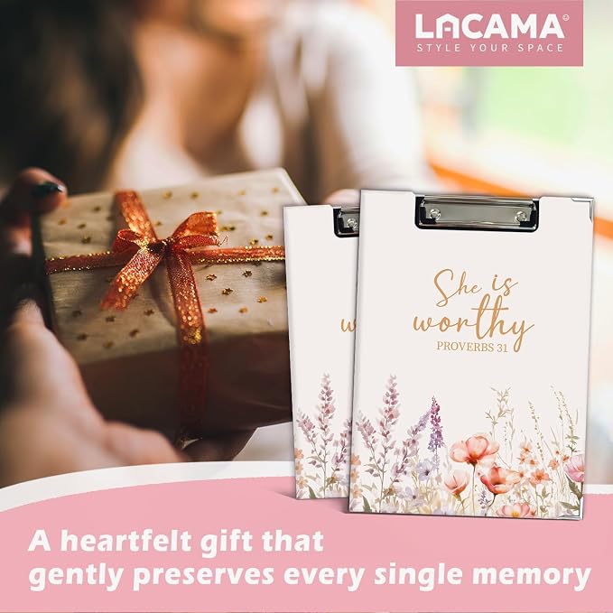 Lacama Christian Clipboard for Women Girls, Wildflower Christian School Supplies - Image 2