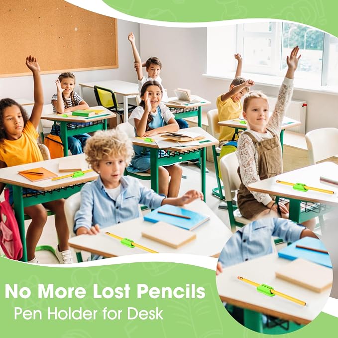VZZNN 20 PCS Adhesive Pencil Holders - Image 3