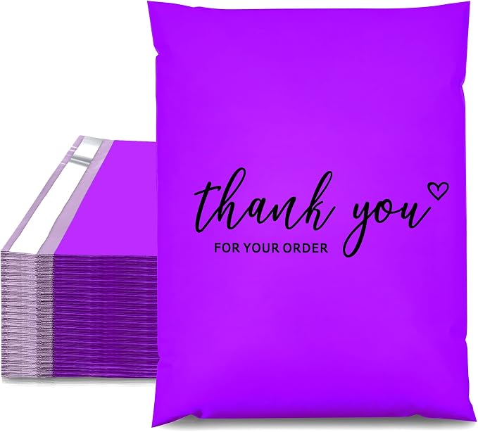 JinRuiKJ Thank You Poly Mailer 10x13 Inch 100 PCS, Shipping Bags by JinRuiKJ