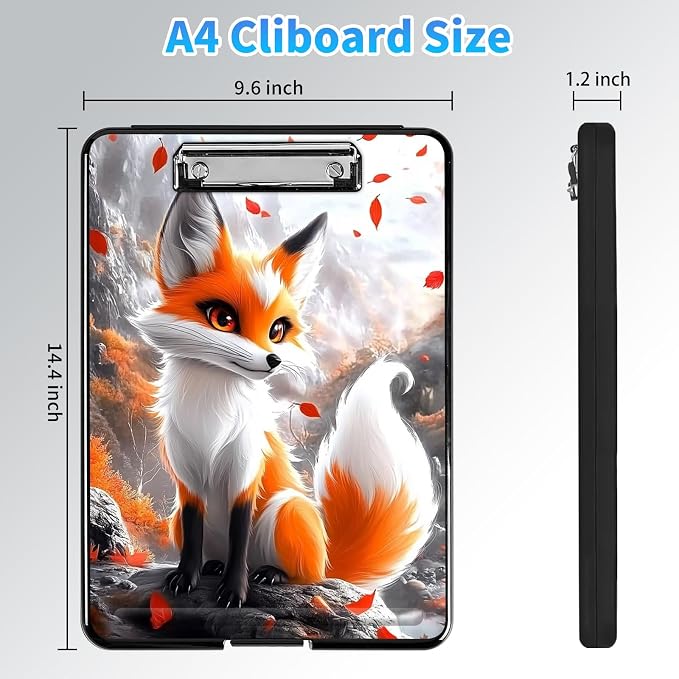 Clipboard with Storage, A4 High Capacity Clip Boards 14.4 x 9.6, Heavy Duty - Image 2