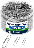 Mr. Pen- Silver Paper Clips, 3 Sizes, Medium and Large | Steel Paper Clips by MrPen