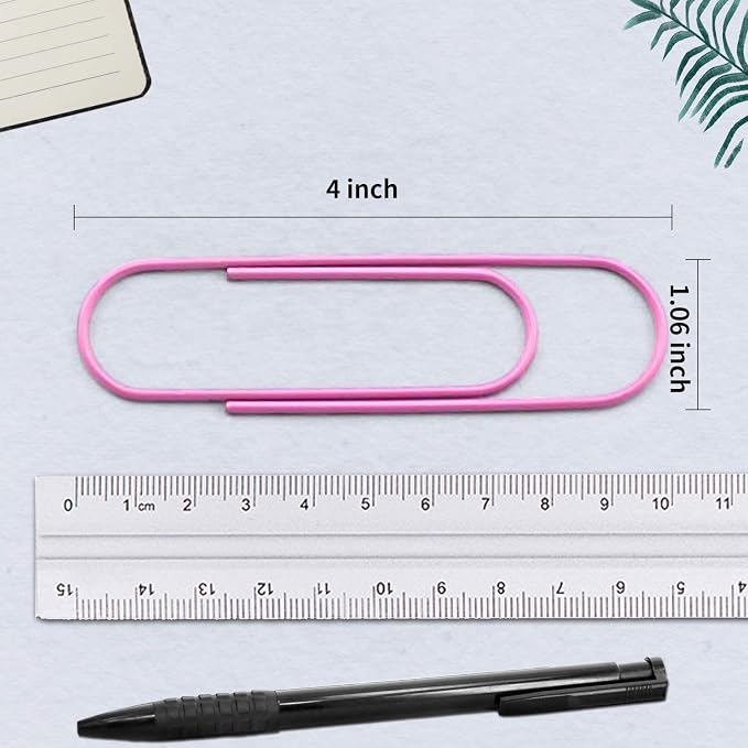 Paper Clips, 40 Pack 4 Inches Mega Large Paper Clips - 100mm Extra Large - Image 4