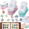 CYFUN DESIGN 2 Pcs Stamp Punch, 1x0.8 inch Postage Stamps Punch, Stamp Cutter by CYFUNDESIGN
