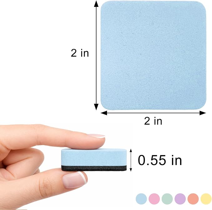OWLKELA 48Pcs Dry Erase Erasers, Suitable - Image 2