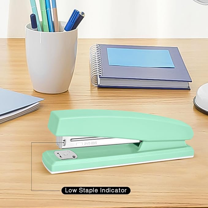 Stapler 25 Sheet Capacity with 1000 Staples and Staple Remover, Staplers - Image 3