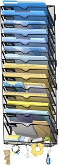 SUPEASY 15 Tier Wall File Organizer by SUPEASY