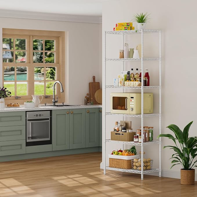 SINGAYE Shelf Wire Shelving Adjustable Storage Shelves Rack Standing Units - Image 2