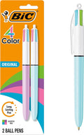 BIC 4 Color Fashion Retractable Ballpoint Pen by BIC
