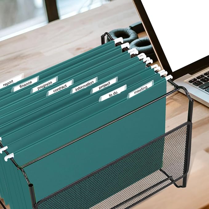 HERKKA Hanging File Folders, 30 Pack Reinforced Letter Size Hanging Folders - Image 7