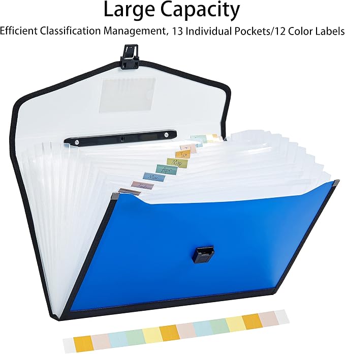 Legal Size 13-Pockets Expanding File Folder - Image 2