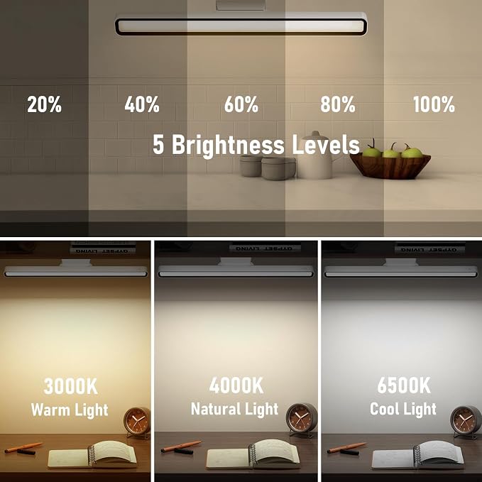 Desk Light Bar 16.5in Rechargeable LED Magnetic Light Bar - Image 5