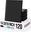 Fuxury Bubble Mailers 14.5x20" 120 Pack Black Extra Large Padded Envelopes by Fuxury