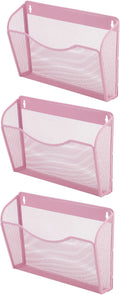 EASEPRES 3 Single Pocket Mesh Hanging File Organizer, Vertical Wall Mounted by EASEPRES