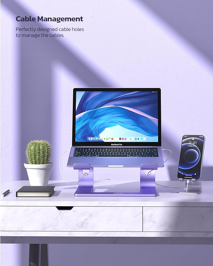 Nulaxy Ergonomic Aluminum Laptop Stand - Image 3