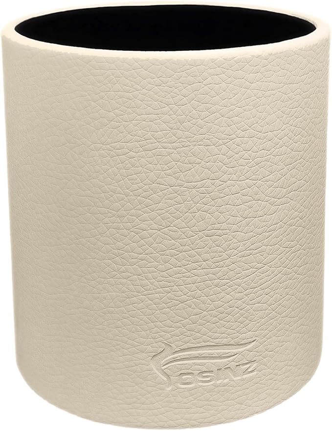 Leather Pen Holder, Desktop Elegant Pen Holder by Fosinz