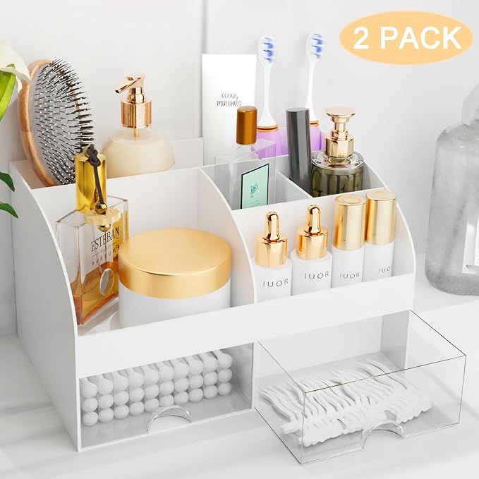 Makeup Organizer with Drawers, Cosmetic Storage - Image 2