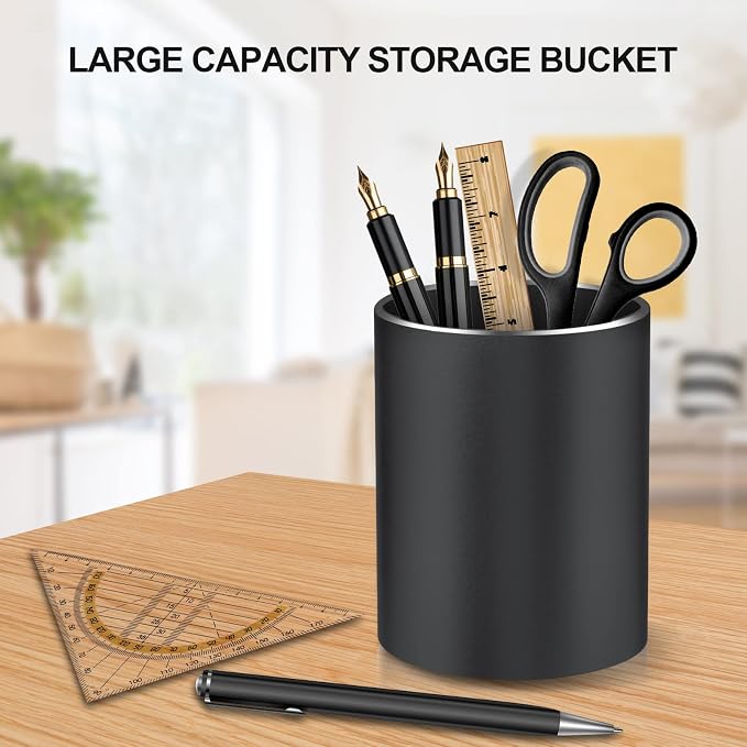 Pen Holder Pencil Holder for Desk, Metal desk pen holder, Makeup Brush Holder - Image 4