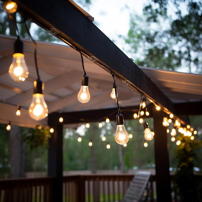Hetyue Hooks for Outdoor String Lights Clips: 40Pcs Heavy Duty Light Hook - Image 7