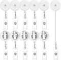 30 Pack Retractable Badge Reels by BESARME