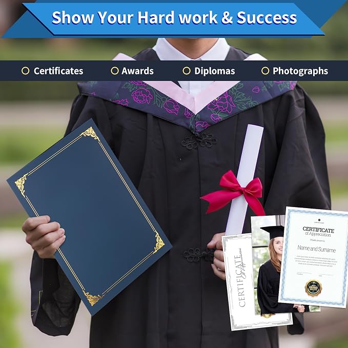10 Packs Certificate Holders, Diploma Holders, Certificate Folders - Image 4