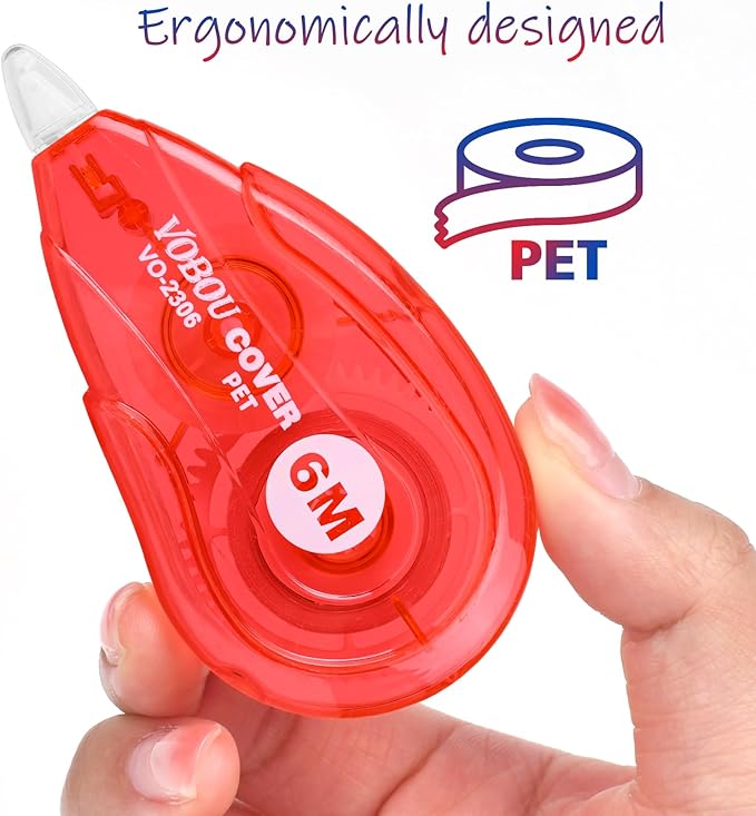 Vobou White Correction Tape, For school - Image 4