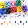 1000 Pcs Multi-Color Push Pins, Map Pins by Okxir