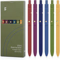 FIOVER 6Pcs Gel Pens, 0.7mm Medium Point Smooth Writing Pen, Cute Aesthetic by FIOVER