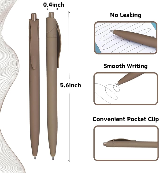 BallPoint Pens, 50 Pack, Bulk Pens, Click Pens - Image 3