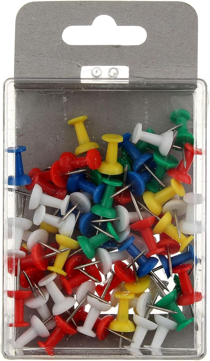 Charles Leonard Push Pins in Reusable Box - Image 3