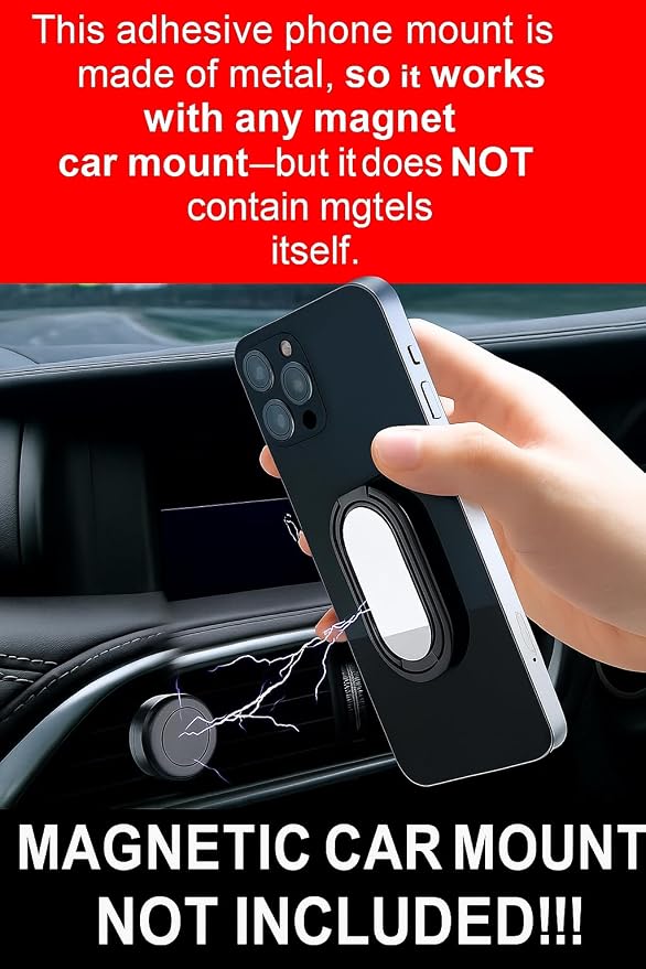 Phone Holder Foldable Phone Stand Phone Ring Holder Finger Kickstand 360° - Image 5