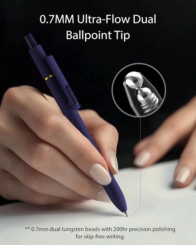 Hiacry 16 Pack Gel Pens, Quick-Dry Black Ink-0.7 MM Fine Point Fidget Pens | - Image 6