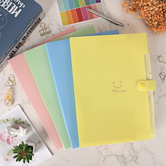 EOOUT 10pcs Expanding File Folders, Folders - Image 5