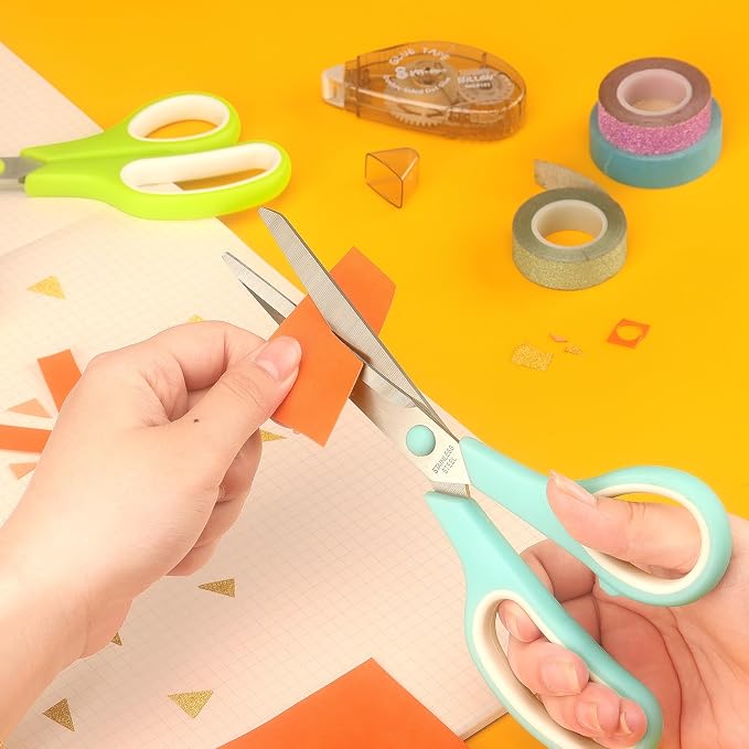 Scissors All Purpose Scissors for Office Home School, Soft Comfort-Grip - Image 6