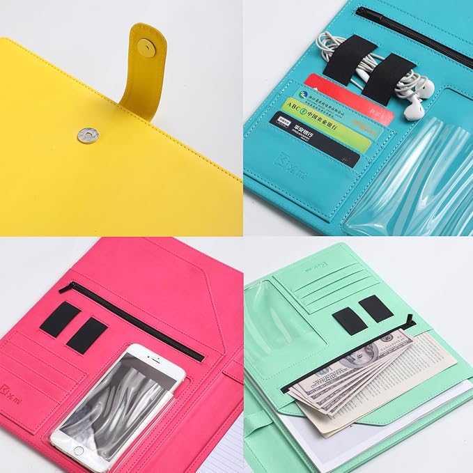 12.8 * 9.6 inch Portfolio Case Business Padfolio, Smart Phone is Usable in - Image 5