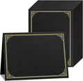 SUNEE Certificate Holders, Diploma Covers Gold Foil Border, by SUNEE