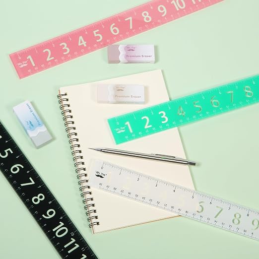 Mr. Pen- Plastic Rulers with Large Numbers, 4 Pack, 12 Inch | Easy-to-Read - Image 7
