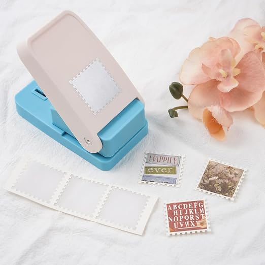 Stamp Punch, 1 inch Square Postage Stamps Punch, Stamp Puncher, Portable Lever - Image 3