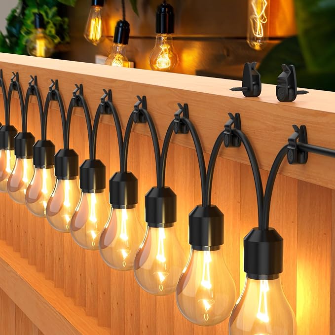 Outdoor String Lights Clips, Weatherproof Cable Hanger Hooks - Image 2