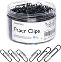 520 PCS Black Paper Clips Assorted Sizes, Small Medium and Large, Paperclips by DANRONG