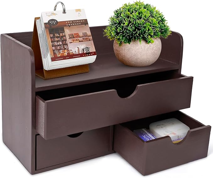 Besti Wooden Office Desk Organizer by Besti