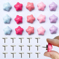 Star Magnetic Push Pins, 15 Thumb Tacks by KEYDUACU
