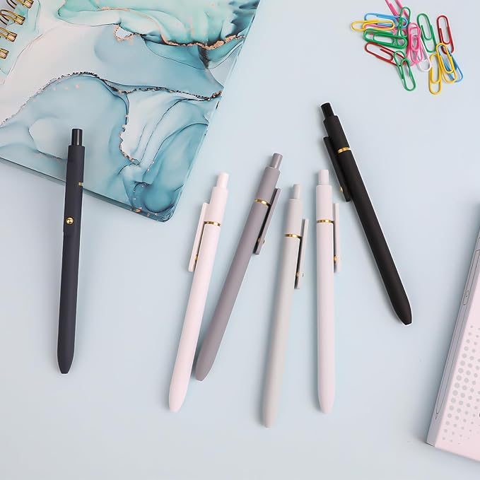 Ddaowanx Gel Pens, 0.7mm Quick Dry Fine Point Smooth Writing Pens, Cute Office - Image 6