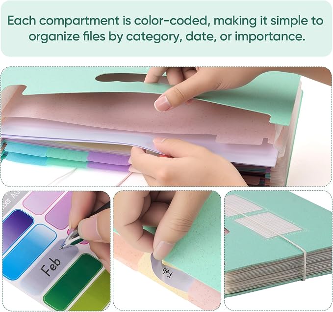 Agoer Accordion File Organizer - Image 6
